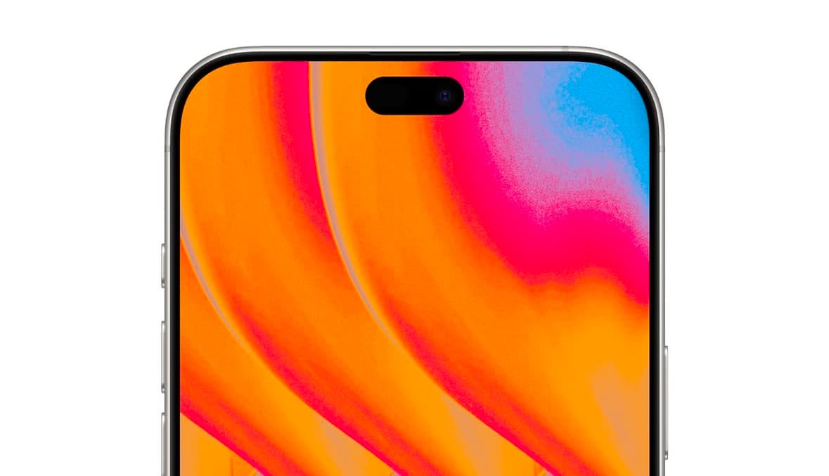 Dynamic Island iPhone Pro avec défaut d'affichage