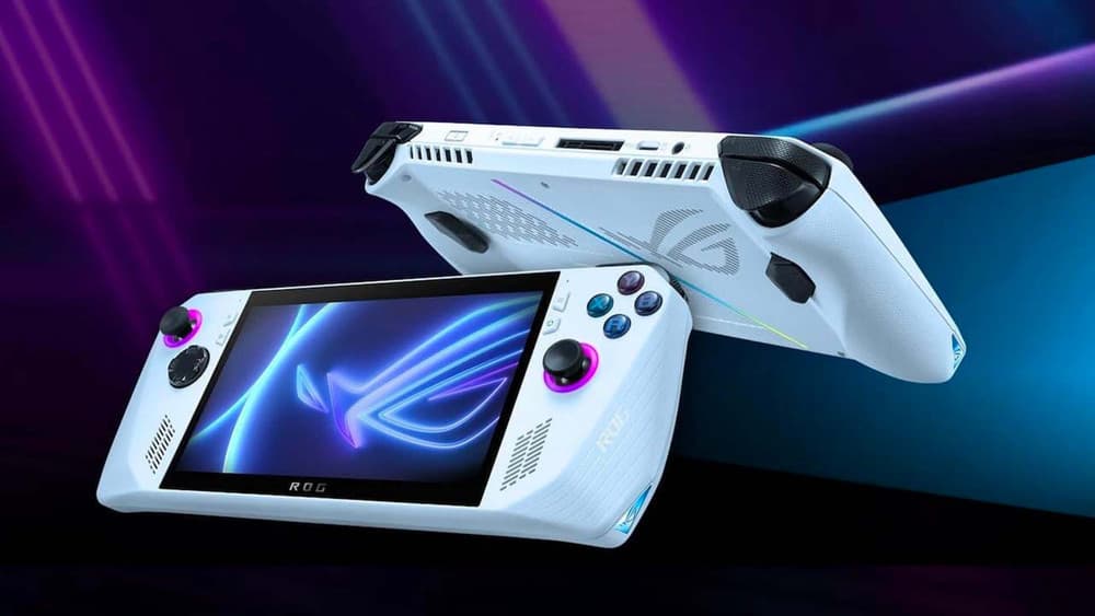 Console portable Asus ROG Ally en cours d'utilisation