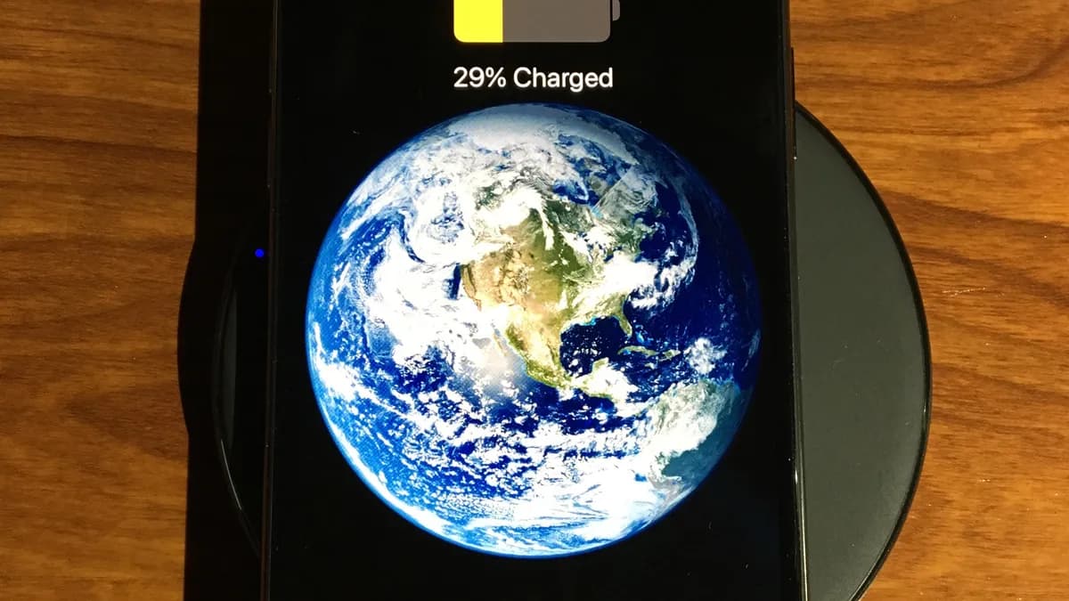 Indicateur de batterie d'un smartphone