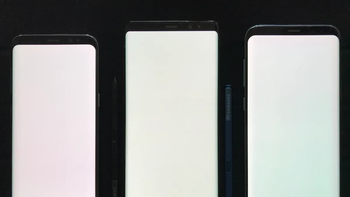 Écran de smartphone en cours de vérification