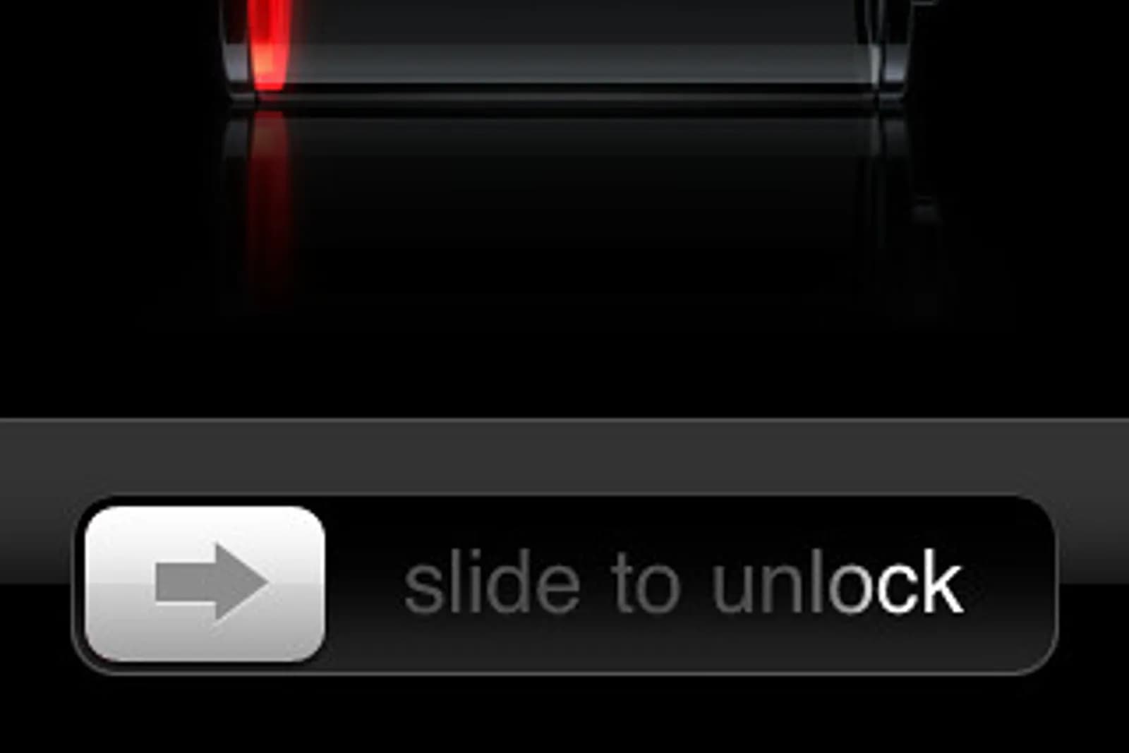 iPhone ouvert montrant la batterie