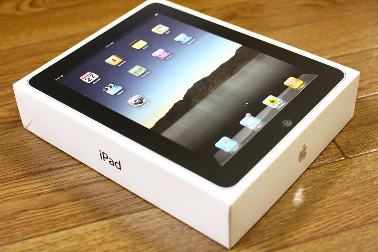 Écran d'iPad testé au doigt