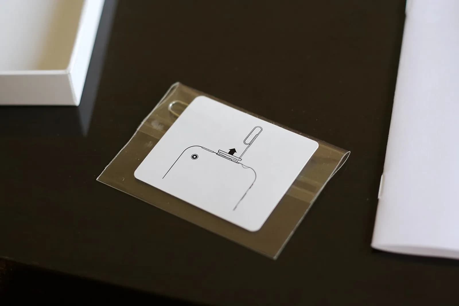 Tiroir SIM d'un smartphone
